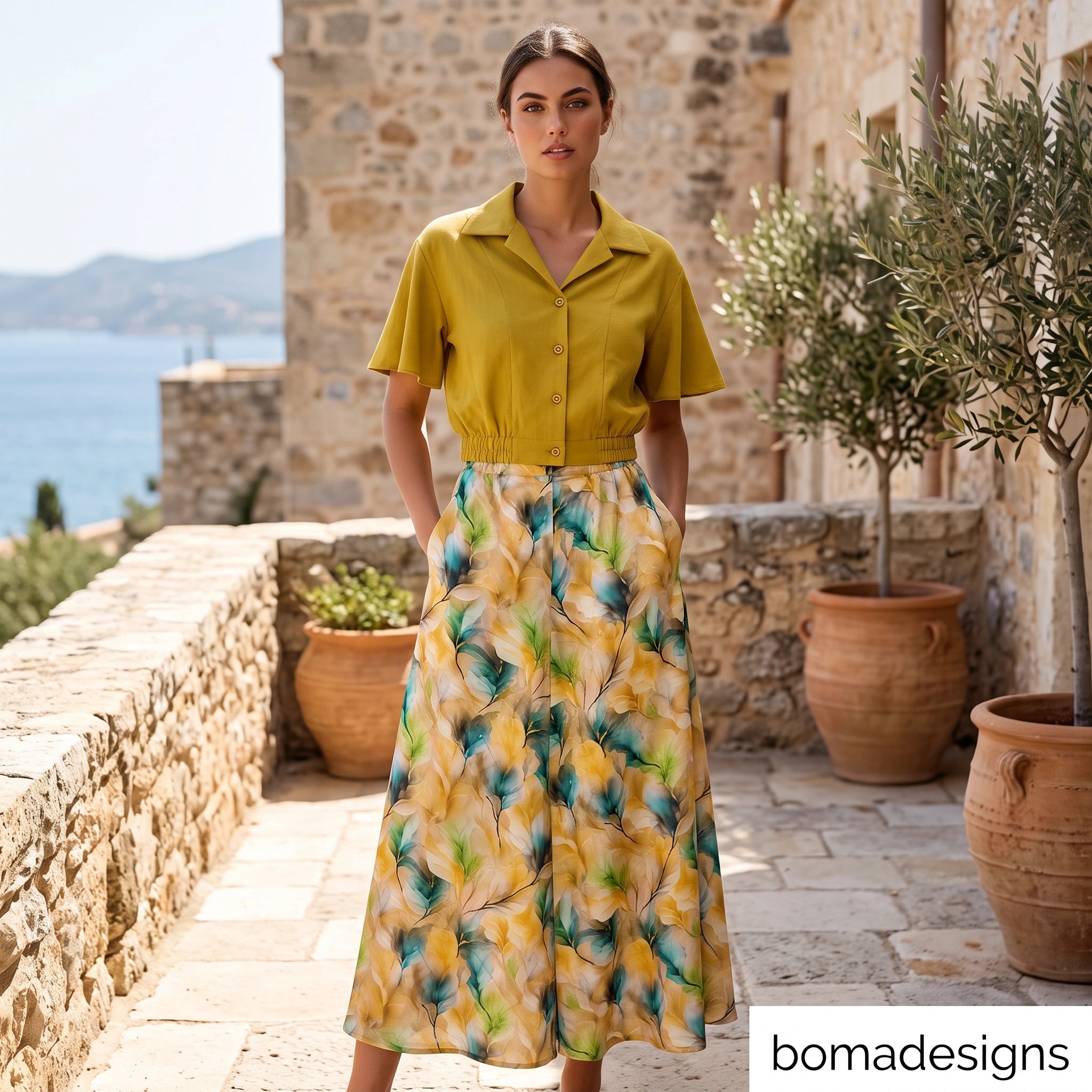 Lulu Top & Palazo Pants Set