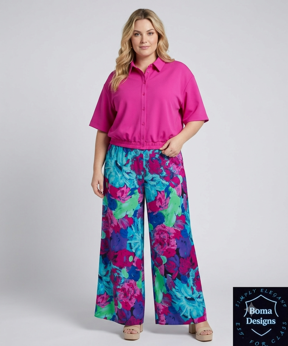 Lulu Top & Palazo Pants Set